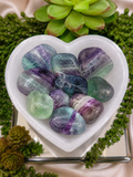 Fluorite Tumbled Stones | Intuitively Chosen Rainbow Fluorite Crystal