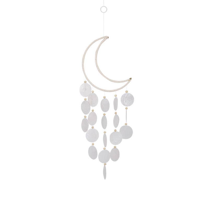 Moon Shell Suncatcher Hangings