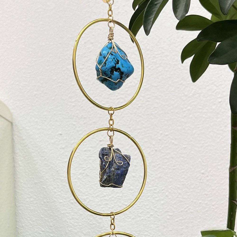 Colorful Stone Chain Splicing Home Hangings