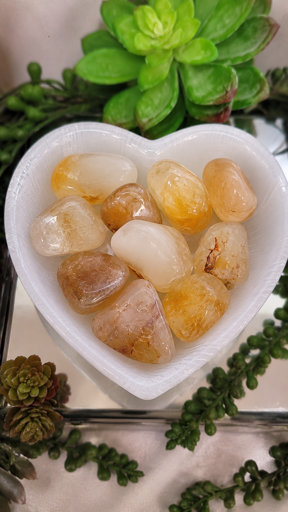 Golden Healer Quartz Tumble Stone | Intuitively Chosen | Polished Crystal Tumble