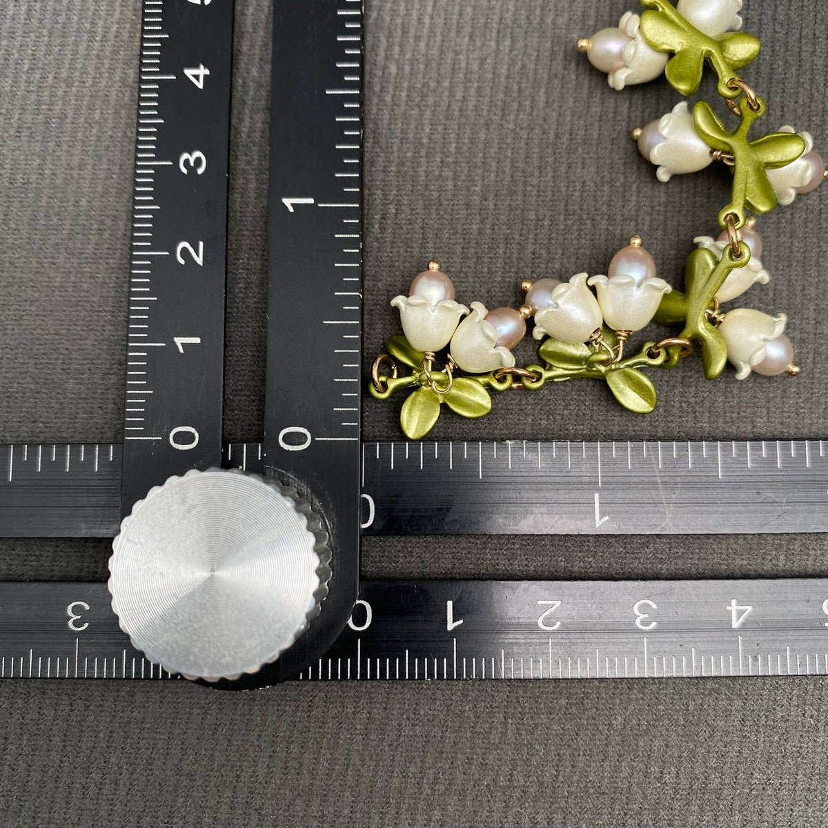 Floral lily of the valley bracelet jewelry