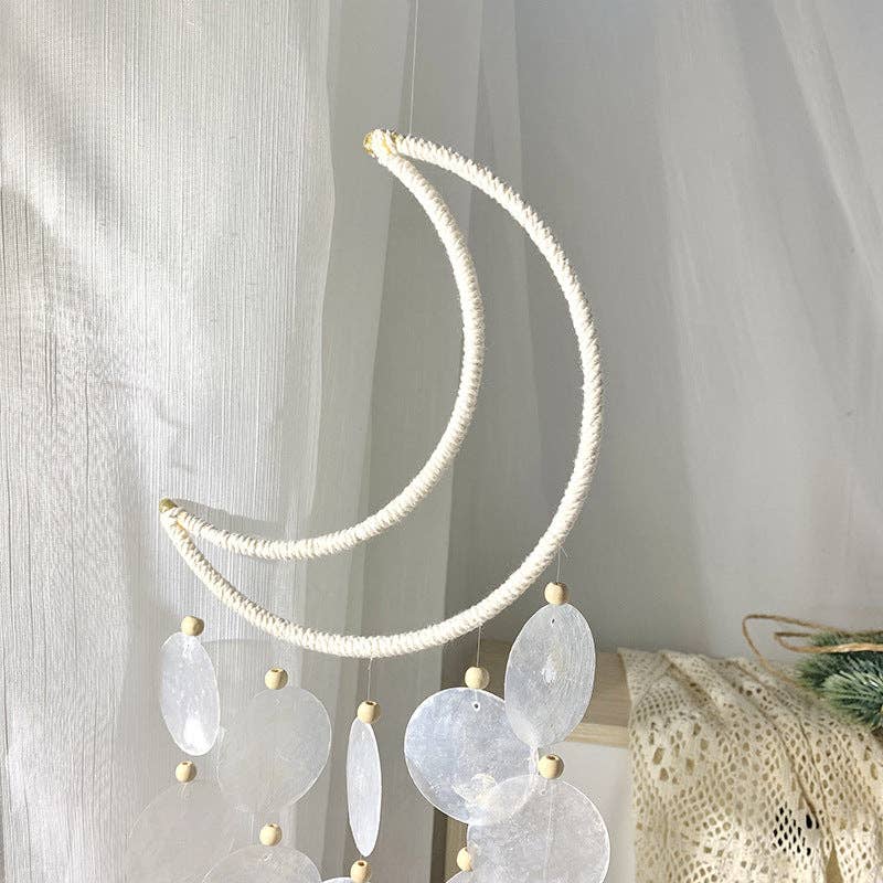 Moon Shell Suncatcher Hangings