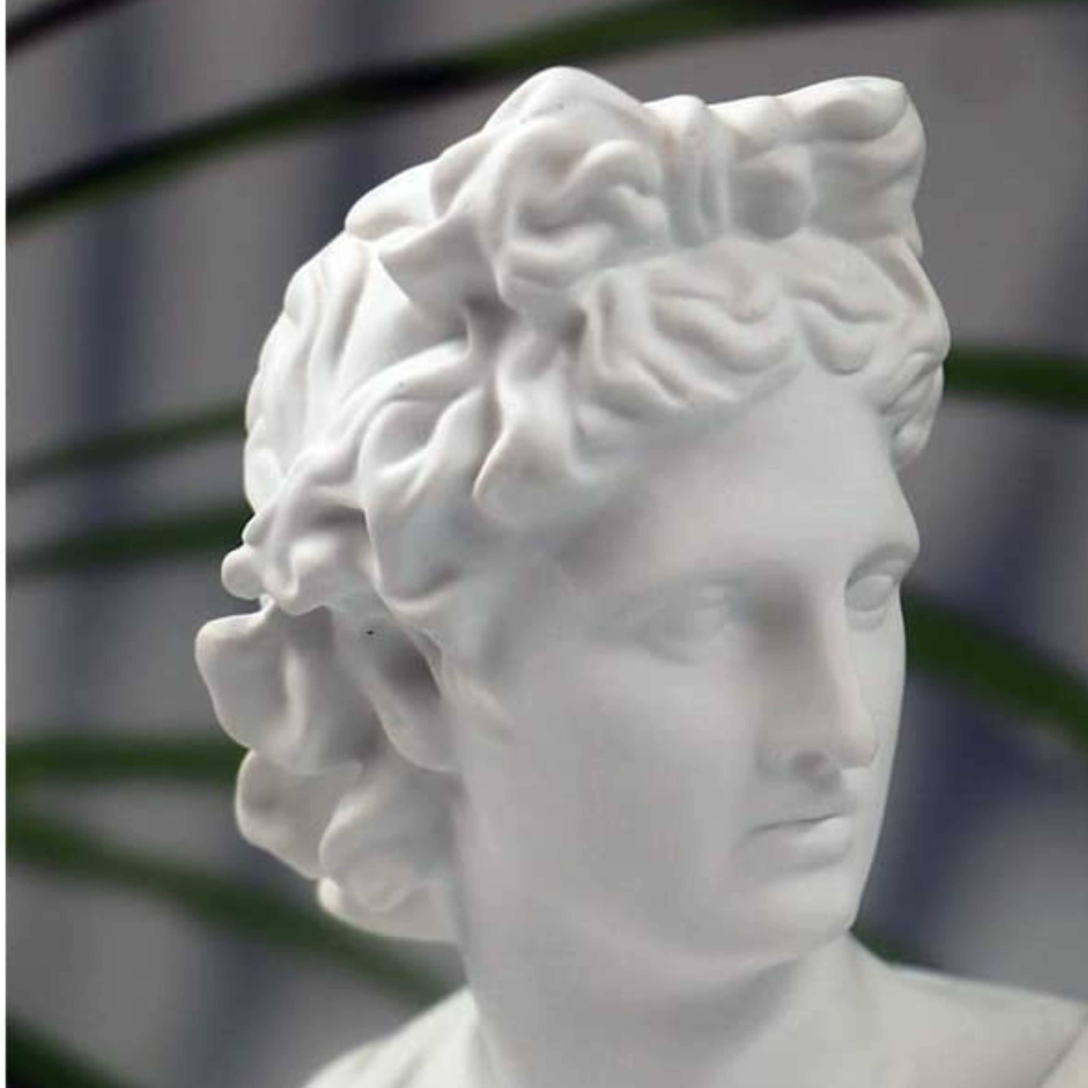 Apollo Miniature Greek Bust 1/12 Size Home Office Decor Gift