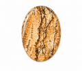 Picture Jasper Worry Stone | Polished Pocket Stone | Thumb Meditation Stone