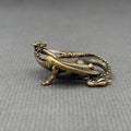 Miniature brass pterodactyl figurine