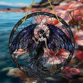 Suncatcher – Gothic Raven Fairy Acrylic Panel