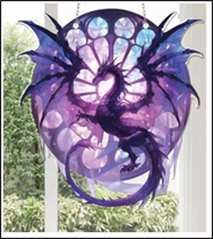 Suncatcher – Celestial Dragon Acrylic Panel 10x10