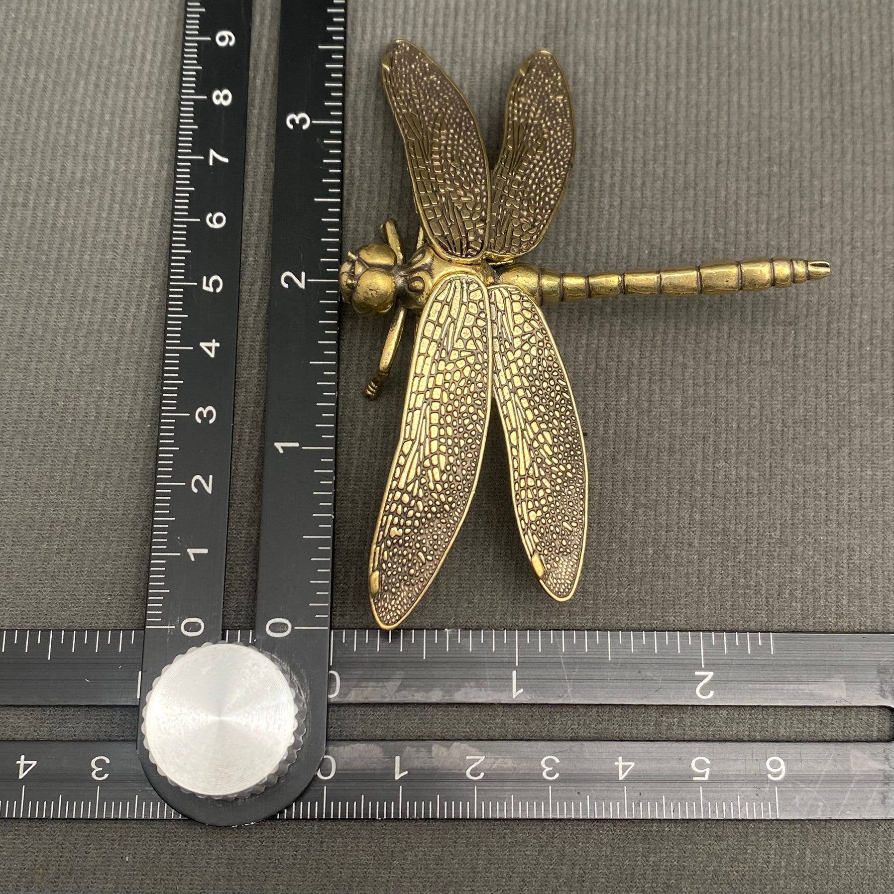 Solid Brass Dragonfly Figurine