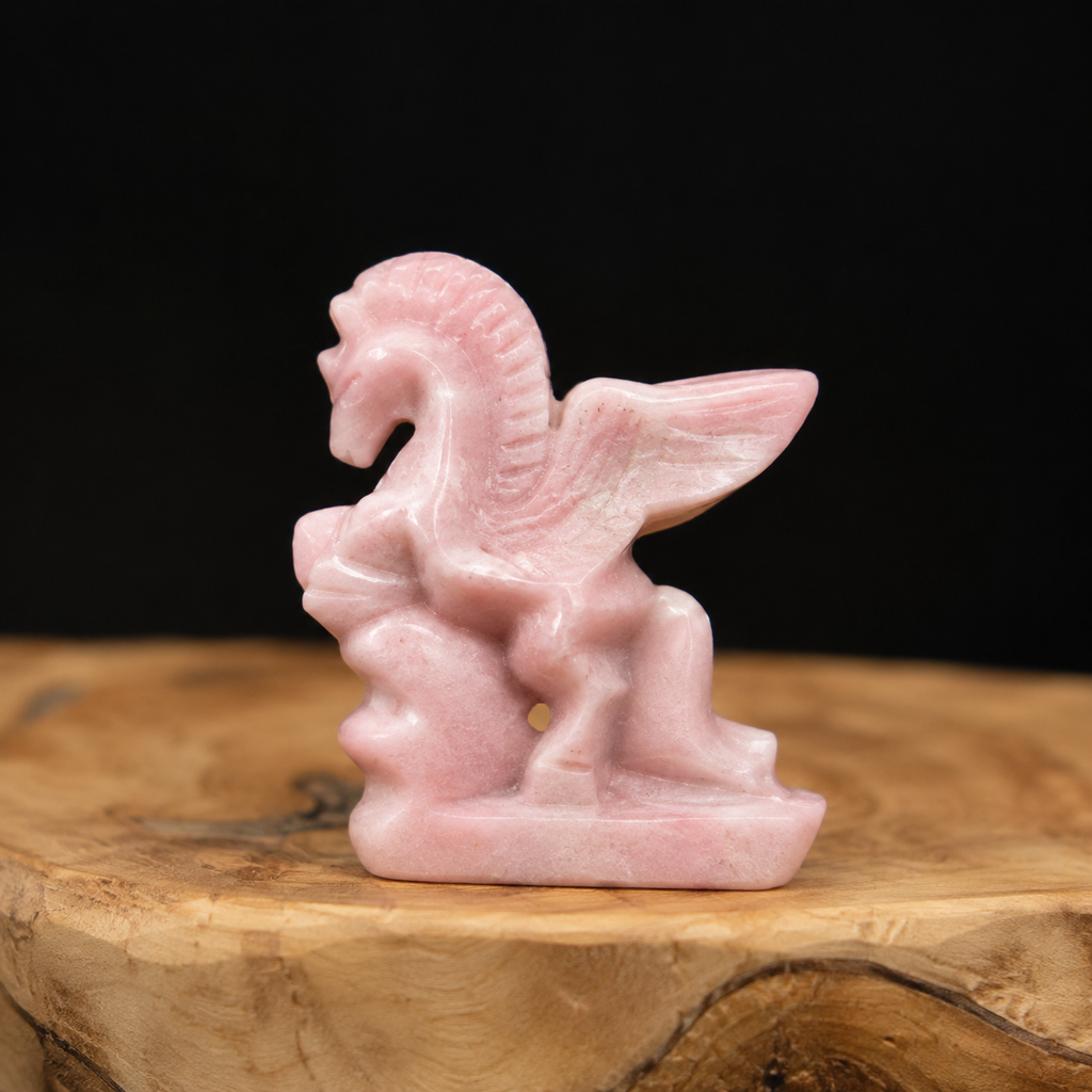 Gemstone Pegasus Carving | Choose Your Crystal | Approx. 2.4"
