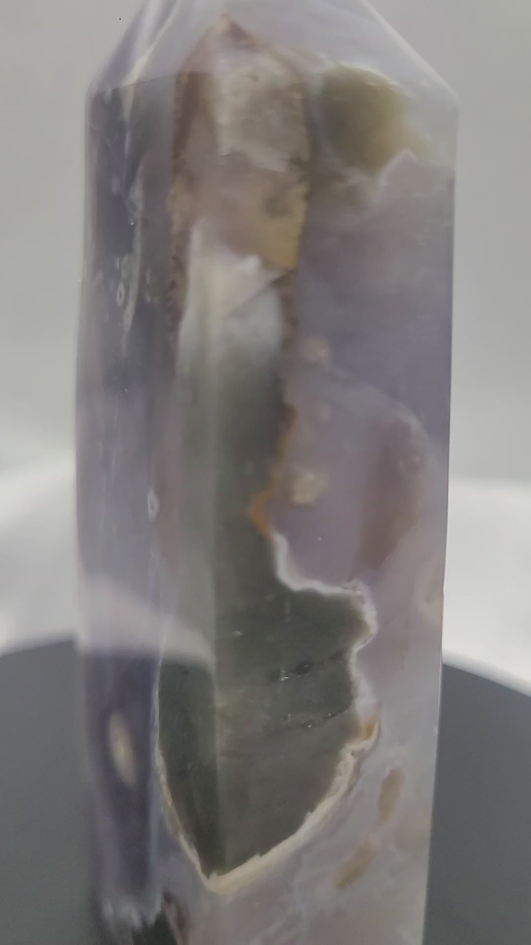 Purple Chalcedony Tower