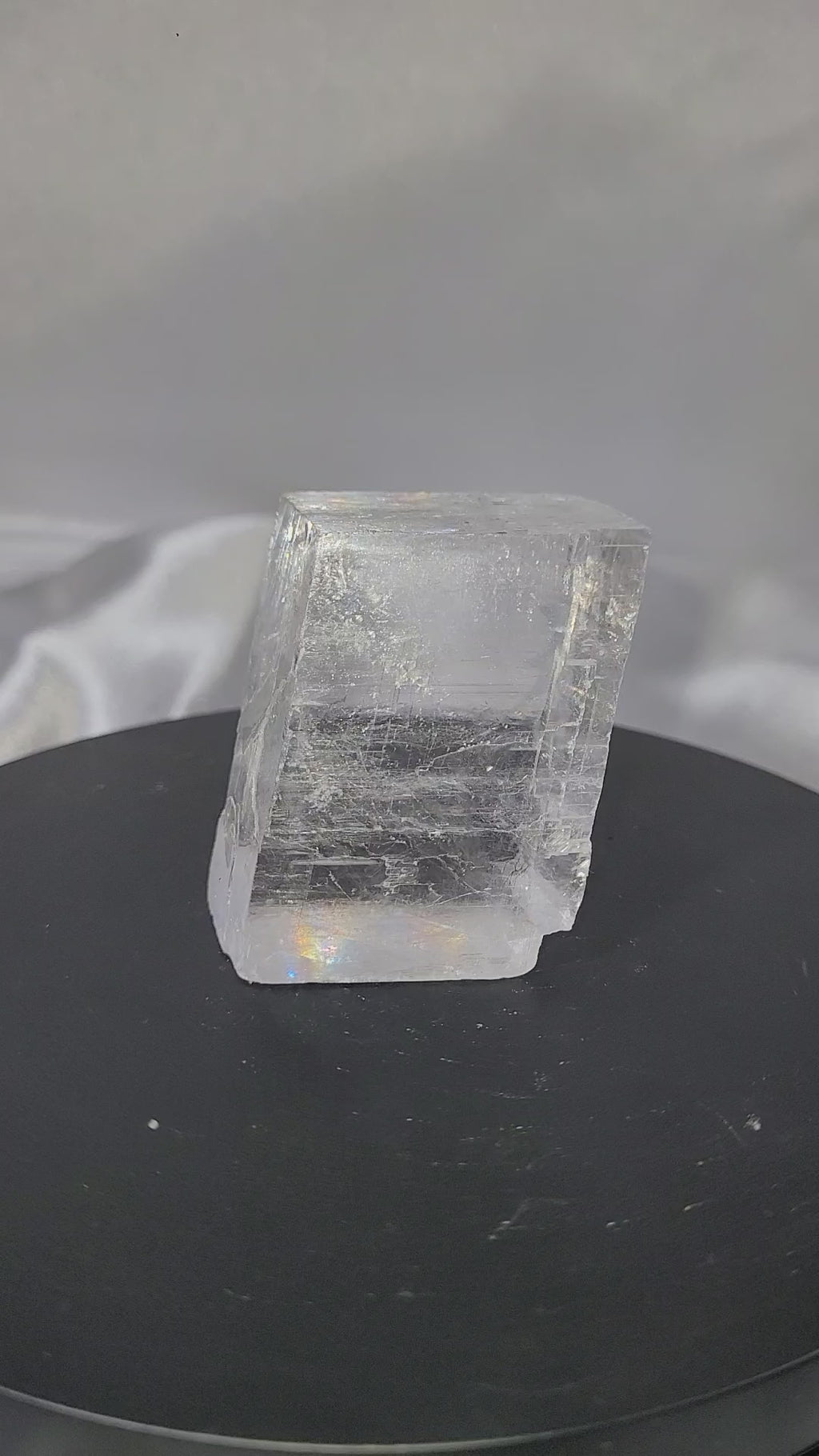 Optical Calcite (Iceland Spar) Cleavage Specimen – 54mm