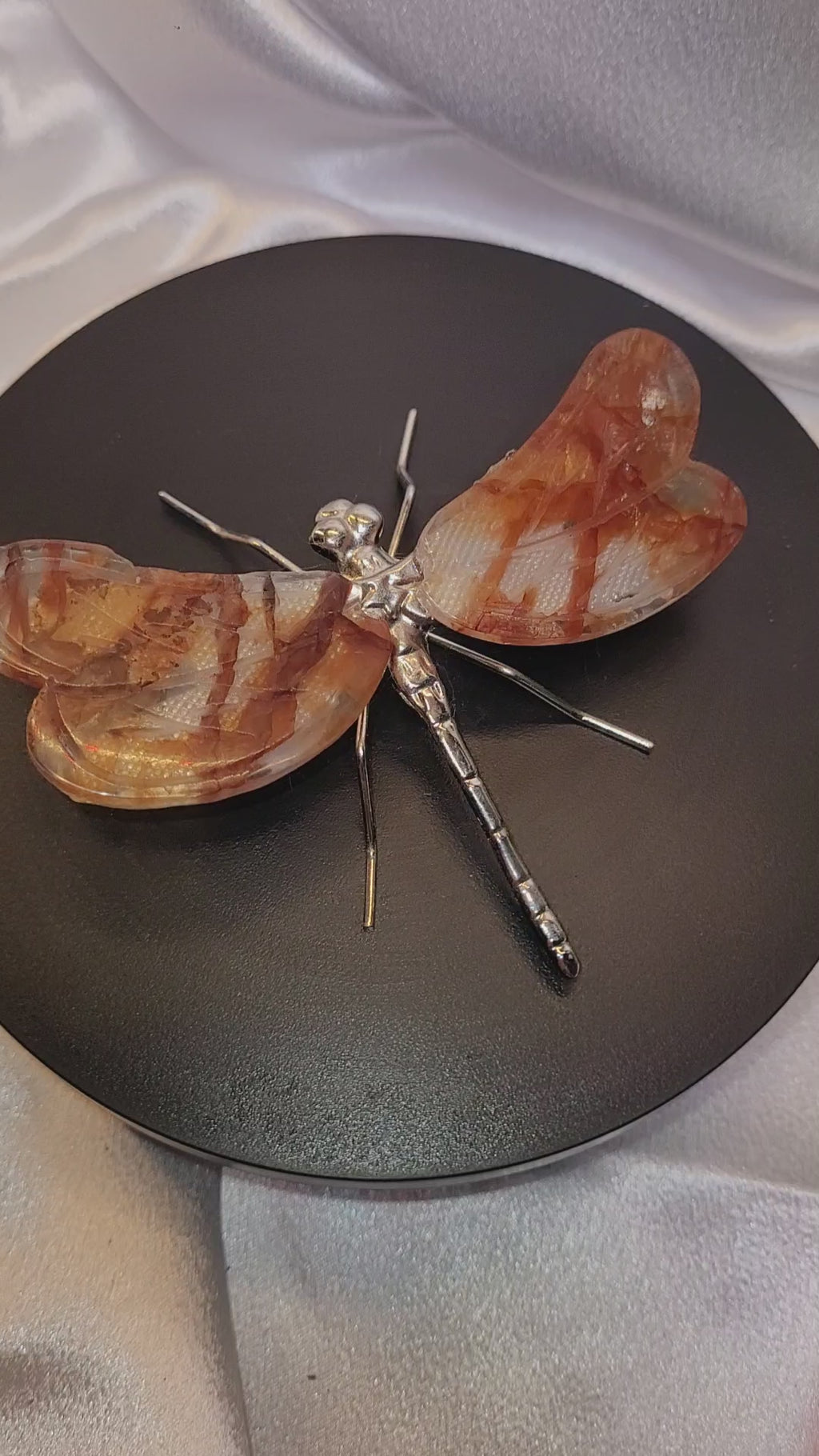 Fire Quartz Dragonfly