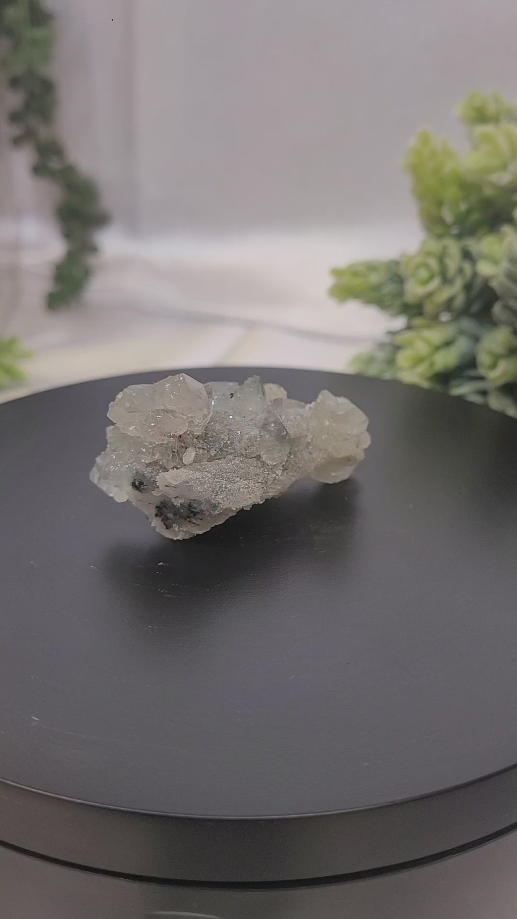 Apophyllite & Druzy Quartz Mini Specimen