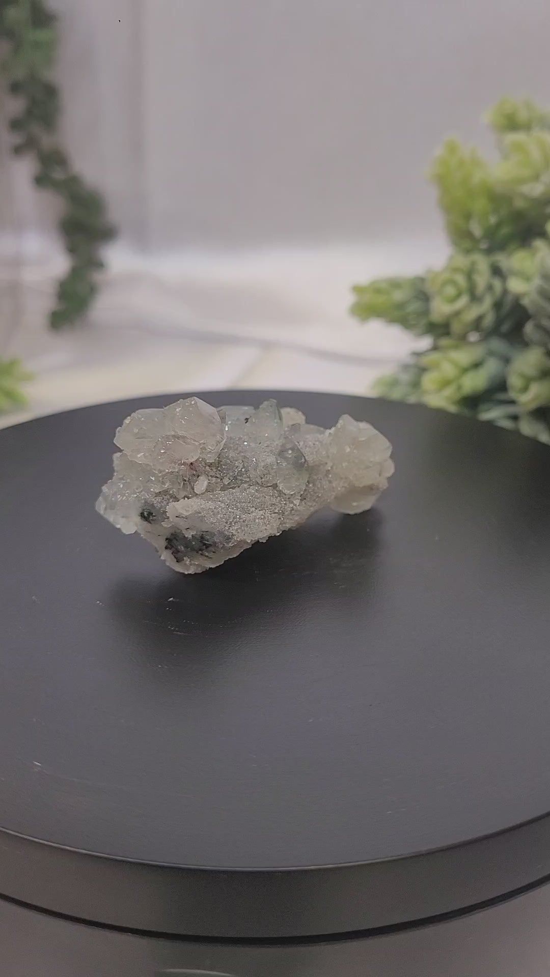 Apophyllite & Druzy Quartz Mini Specimen