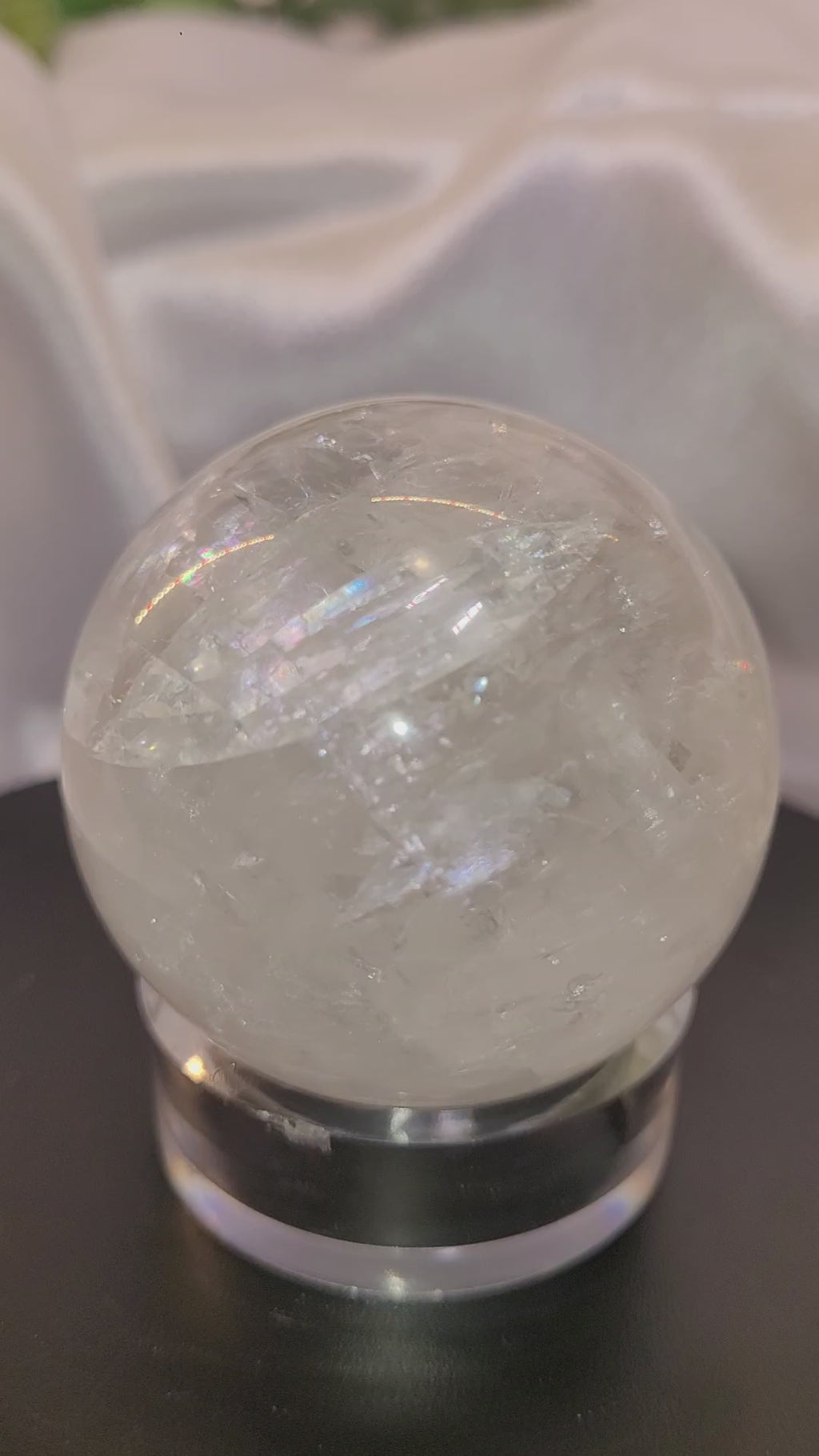 Rainbow Calcite Sphere