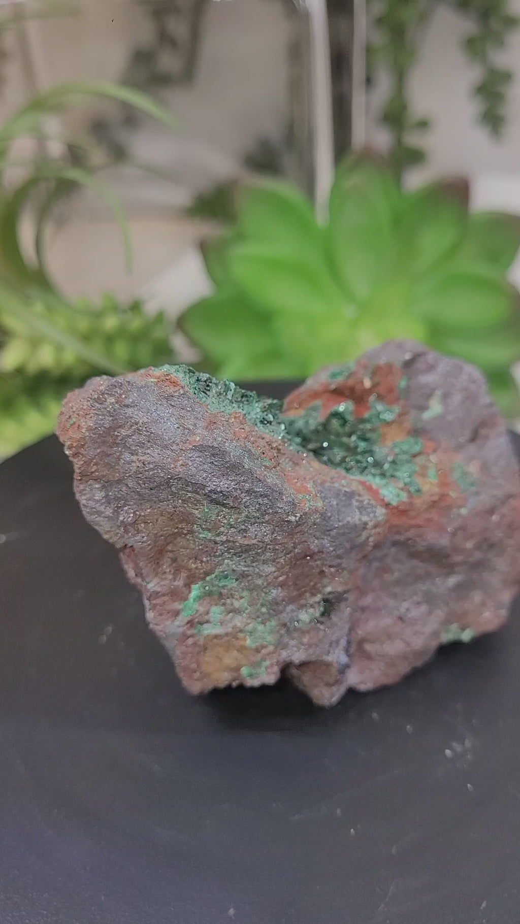 Crystalline Malachite Specimen | Natural Copper Mineral Vug | 277g
