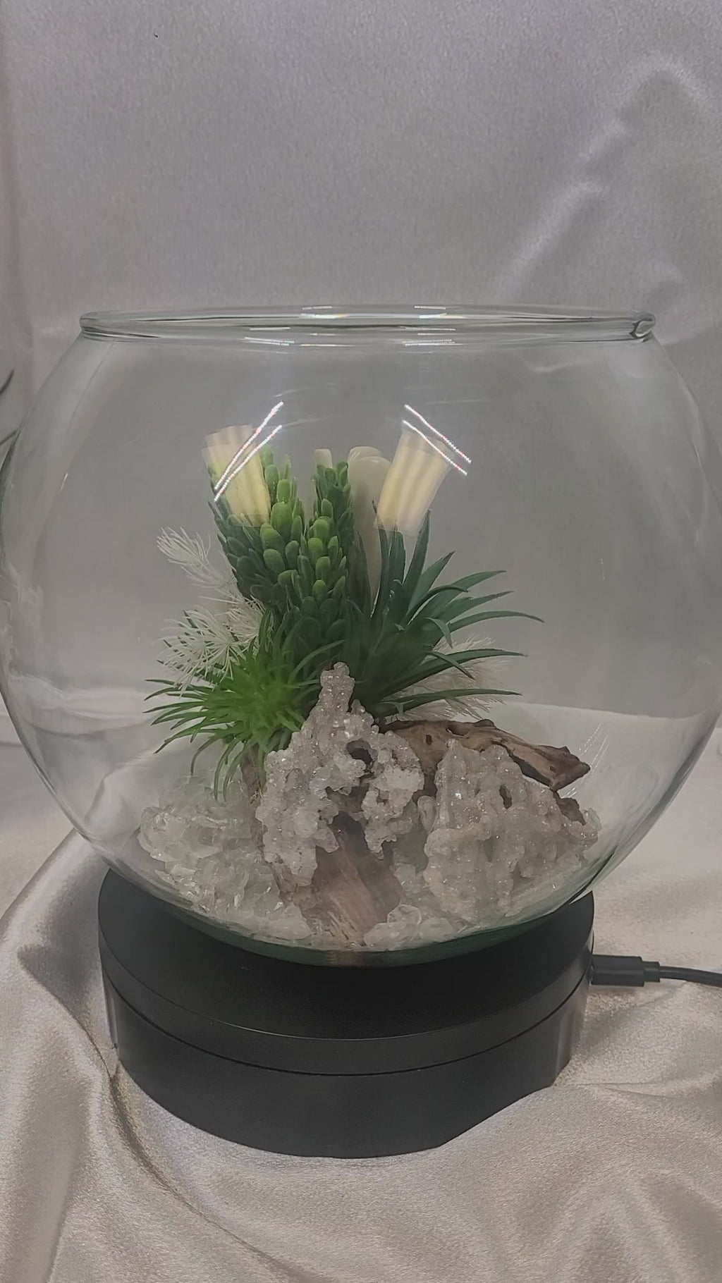 Aventurine Angel Crystal Terrarium