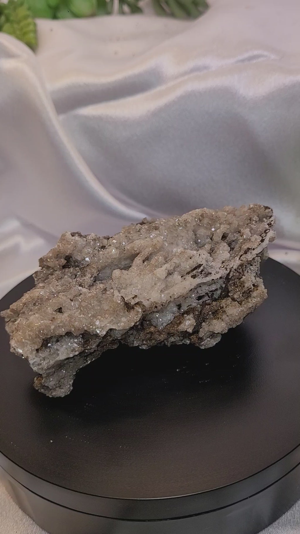 Cave Calcite Druzy Crystal Formation