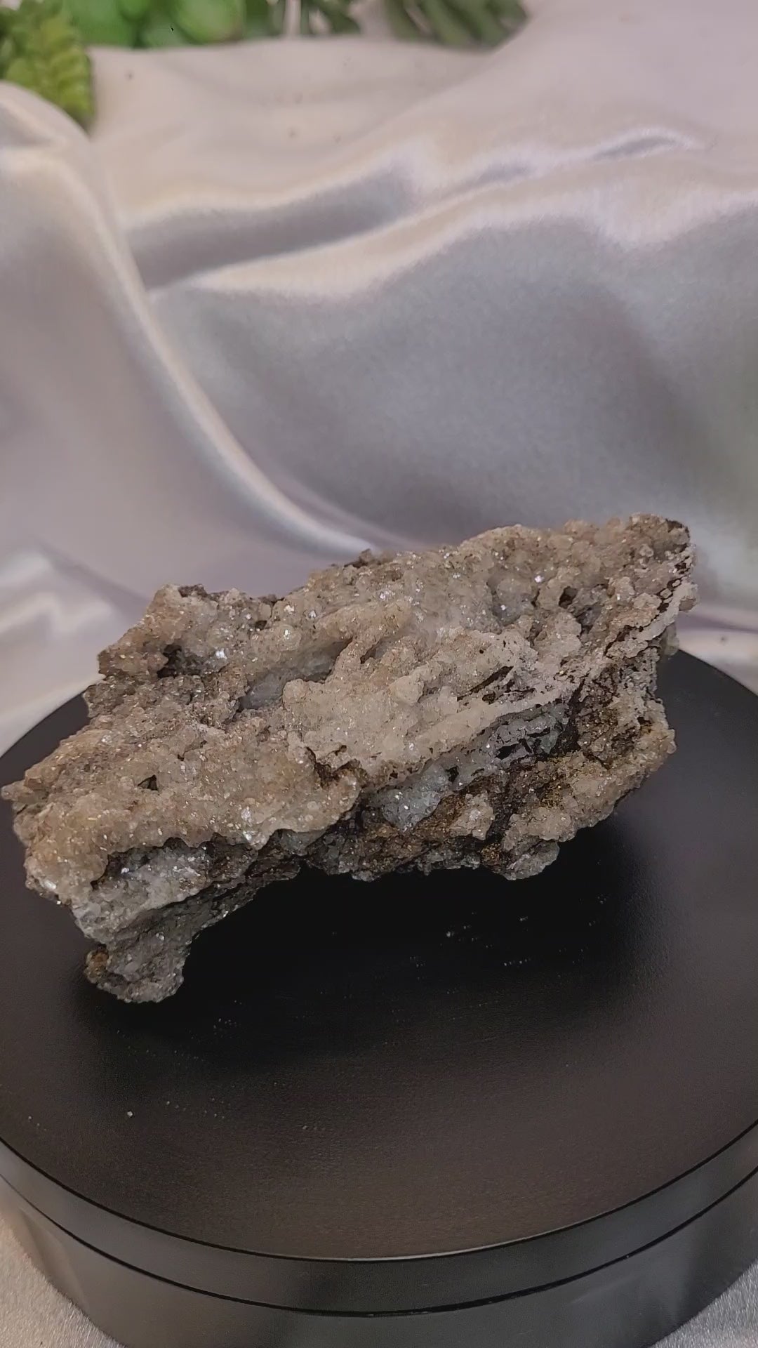 Cave Calcite Druzy Crystal Formation