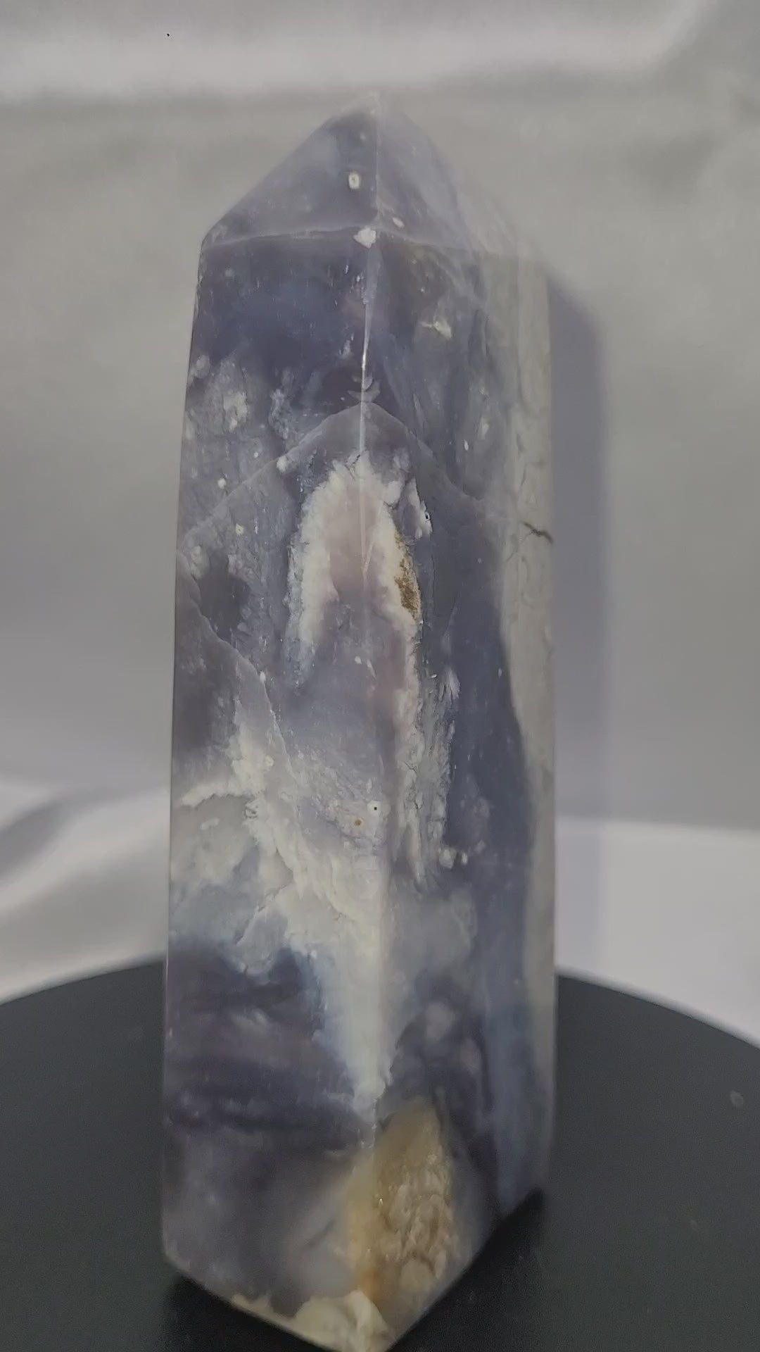 Purple Chalcedony Tower