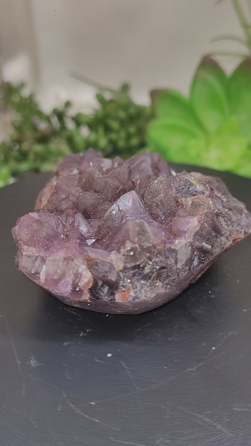 Alien Amethyst Crystal Cluster | 160g Purple Amethyst Specimen | Natural Collector Mineral | One of a Kind Display Piece