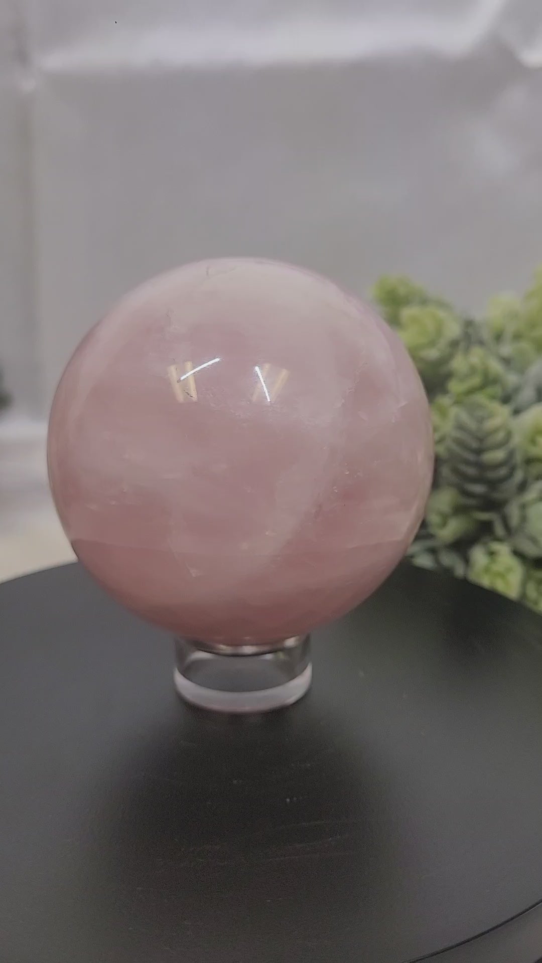 Rose Quartz Sphere • 65.9mm
