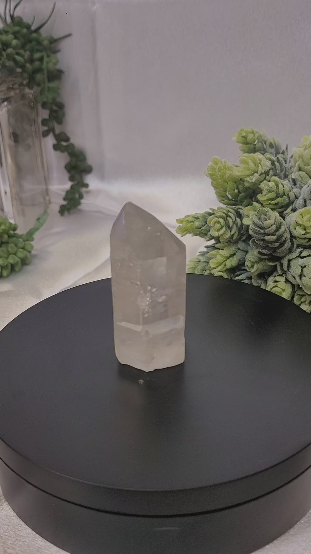 Angel Aura Clear Quartz Tower