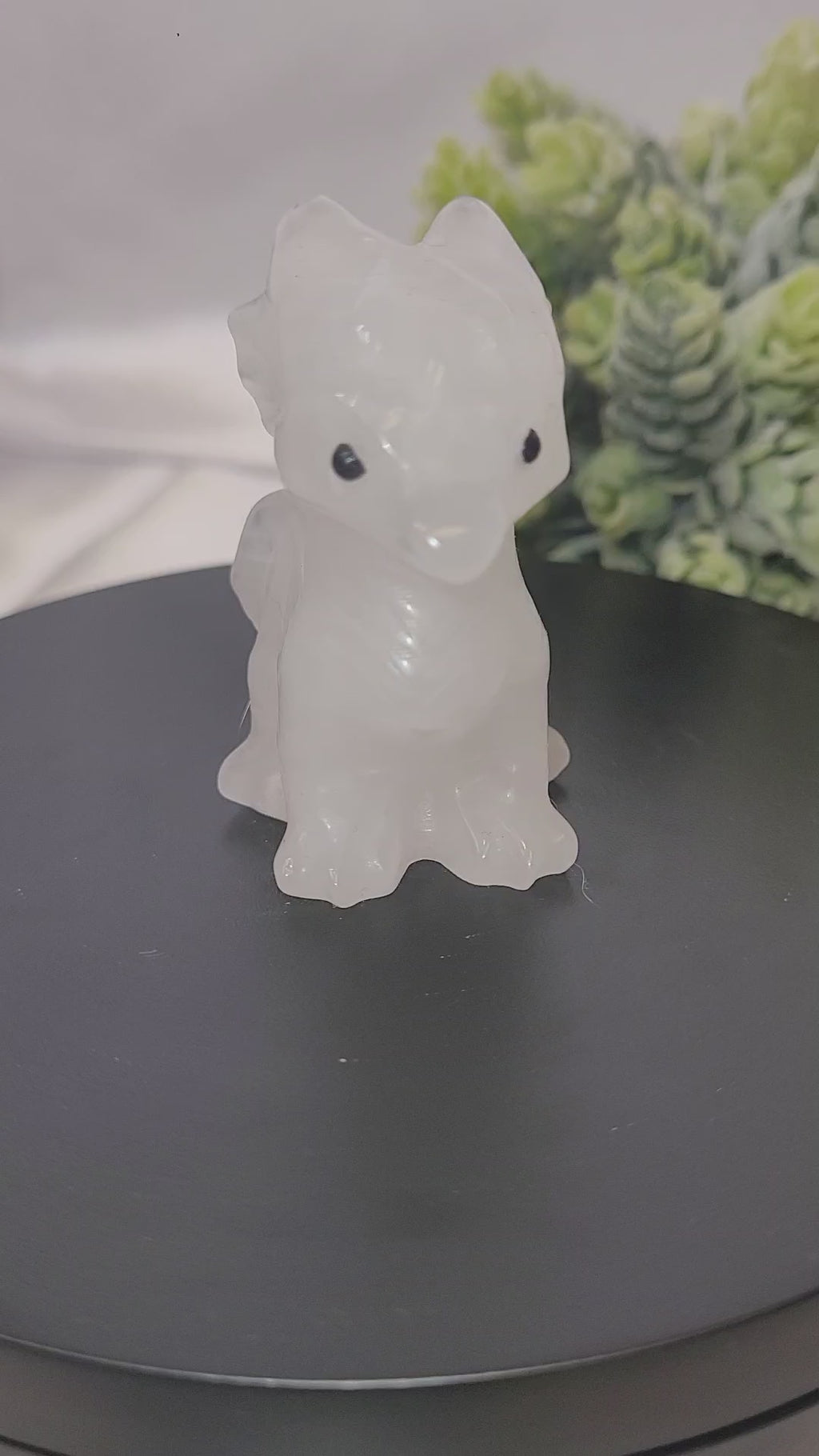 Milky Quartz Dragon