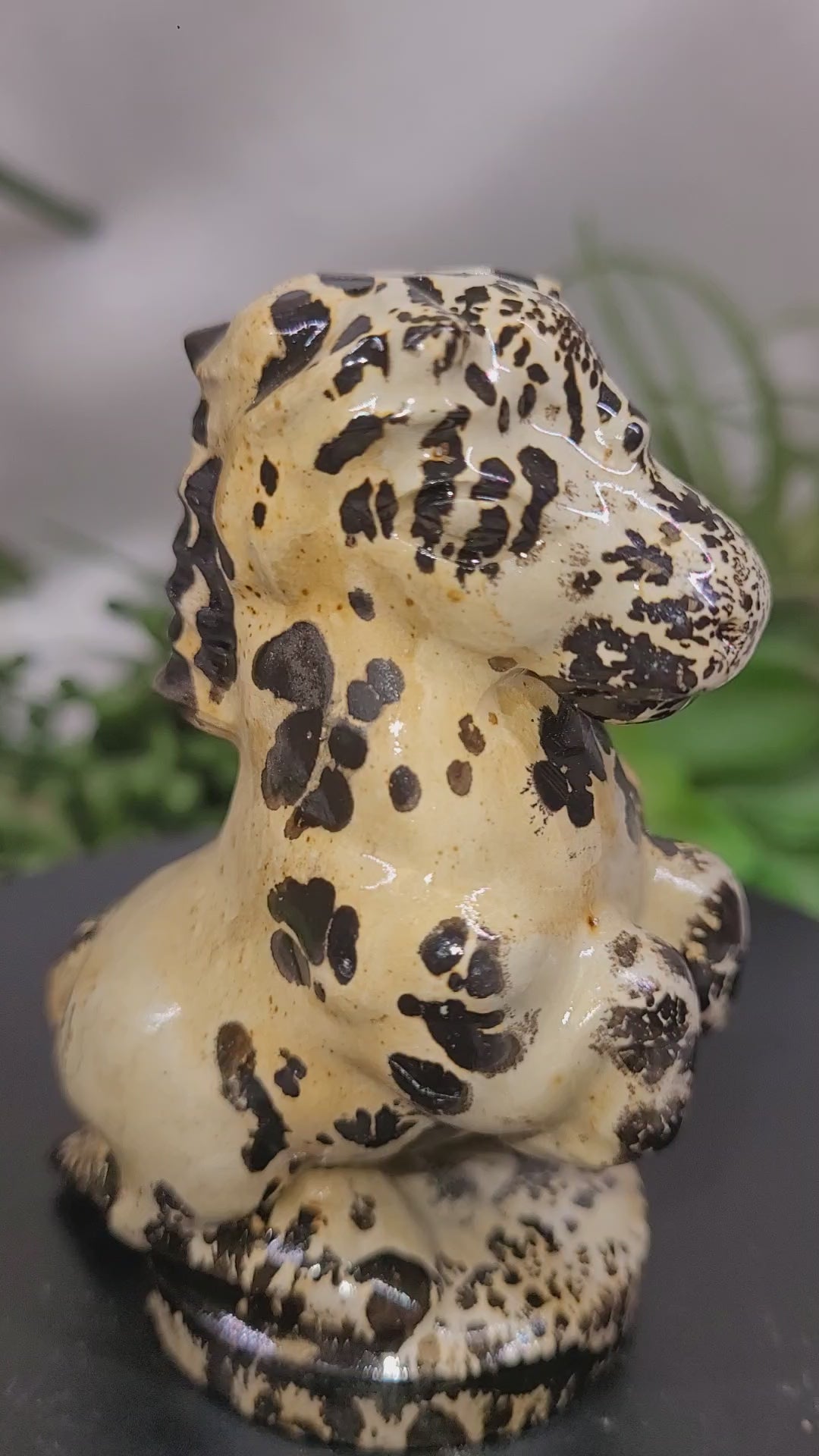 Picture Jasper Rearing Horse Carving | Natural Crystal Horse | 78.1mm Tall | One-of-a-Kind
