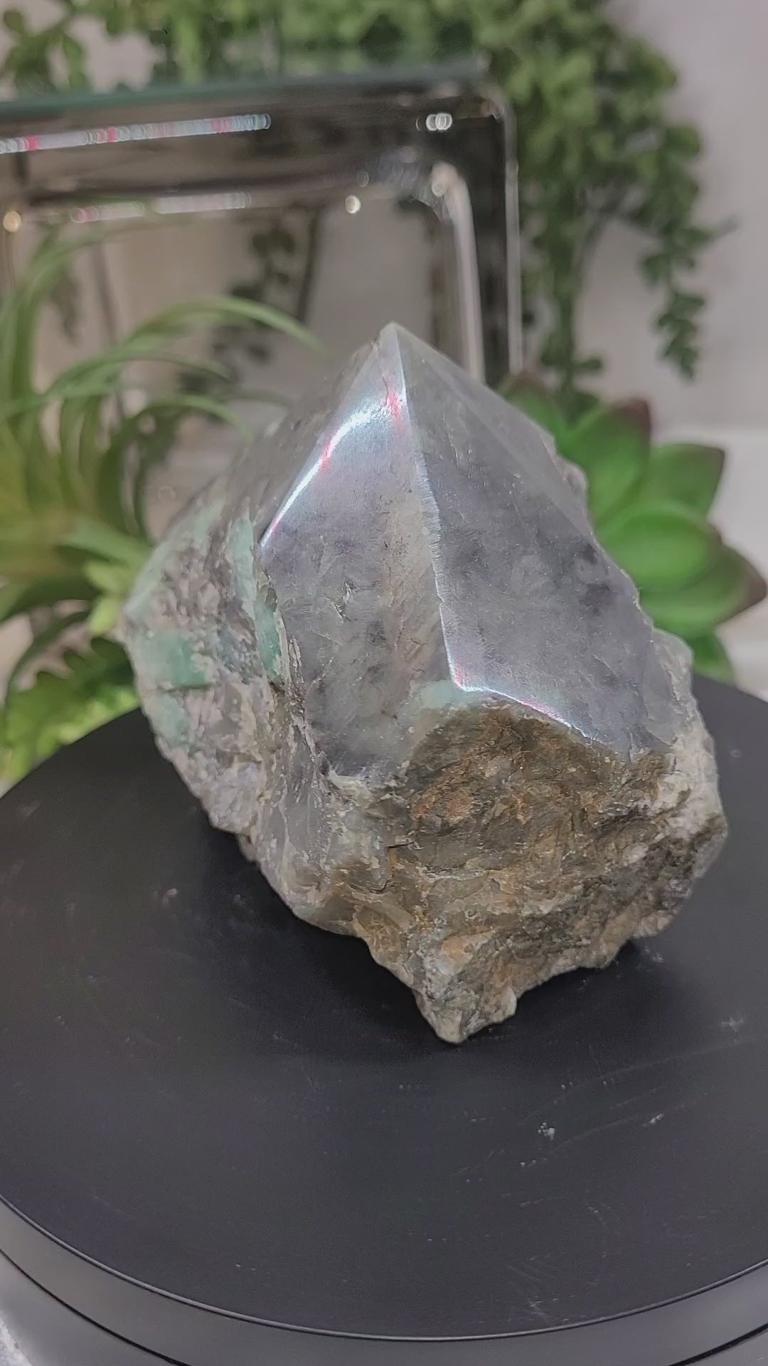 Emerald in Matrix Polished Point | 445g